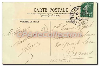 Morlaix — Velhas Casas na rue de Guernisac — LL. n°31 — Verso