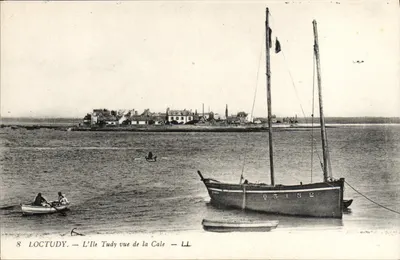 Loctudy — A Ilha Tudy vista da Cale — LL
