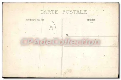 Kapelle Pol en Wachtpost aan de punt van Pontusval, bij Brignogan (Finistère) — Landschappen van Bretagne (Collectie E. Dumont) — Achterkant