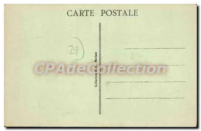 Carantec (Finistère) — Piaszczysty brzeg Porspol z miejsca wzięcia Chaisie Curé — n°15 — Rewers