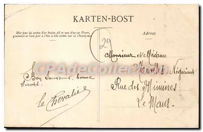 Quimper - Lago do Moulin des Trois-Couleurs — Coleção Anglaret, Quimper — Verso