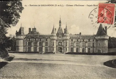 Castelo de Esclimont - Facha Norte — Environs de Gallardon (E.-et L.) — Editor: G. Pennaill, Bleyre