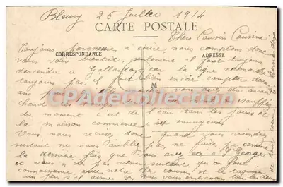 Castelo de Esclimont - Facha Norte — Environs de Gallardon (E.-et L.) — Editor: G. Pennaill, Bleyre — Verso
