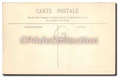 Dreux - Palácio de Justiça — G. Foucault, editor, Dreux, n°13 — Verso