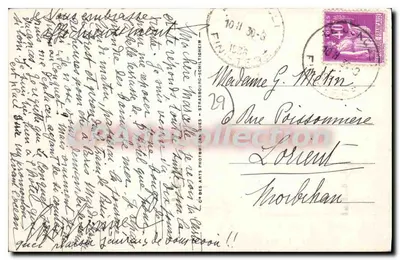 LE CONQUET — Hotel Sainte-Barbe widziany z morza — L.L. — nr 11 — Rewers