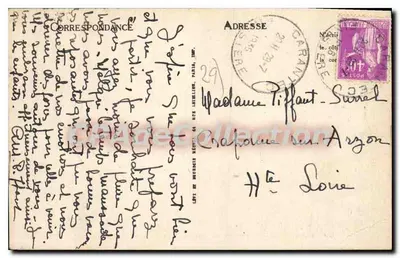 Carantec — Widok z portu w kierunku Saint-Pol-de-Léon — LL — Rewers