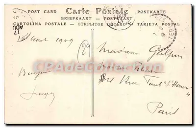 Z MORLAIX do SAINT-POL-DE-LÉON — Penzé, Las nad Rzeką — ND Fot. — Rewers