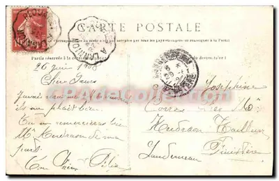 Château de Kergriest — Kerausern — Collection Villard, Quimper — Rewers