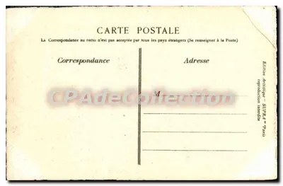 Zamek Kergournadec'h (Finistère) — W Bretanii — Wydawnictwo Artifique, Paryż — Rewers