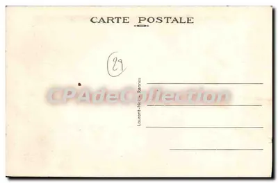 Stary Breton z Cast (Około Châteaulin) — Fotografia — Wydawca nieznany, nr 14 — Rewers