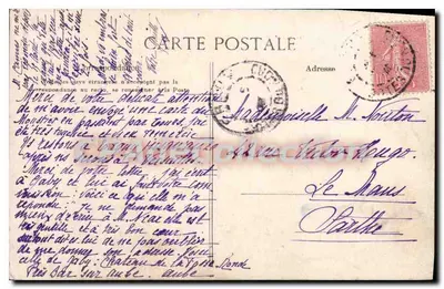 Crianças de GUENGAT - Arredores de Quimper — Coleção VILLAIN Quimper, n° 1065 — Verso