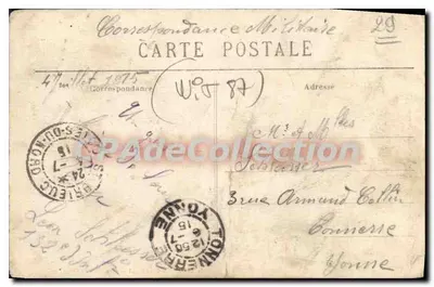Kinderen van Guengat — Omgeving van Quimper — Collectie Villard, Quimper — Achterkant