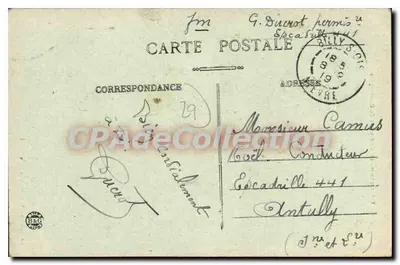 Traje de ceremonia de Douarnenez — Le Doaré, fot. Châteaulin, n°782 — Reverso