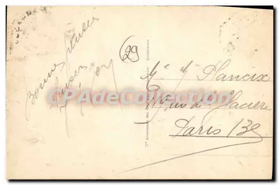 OTOCZENIE CONCARNEAU - Zamek w Concarneau — Wydawca nieznany, nr serii 52 — Rewers