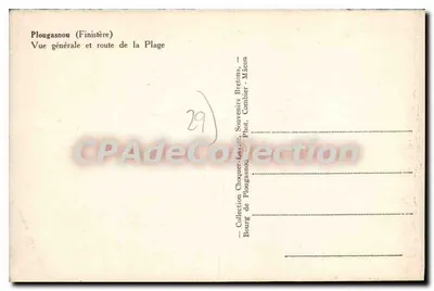 प्लूगास्नू (फिनिस्टेर) — सामान्य दृश्य और प्लेज के रास्ता — फोटो. कॉम्बियर — पीछे