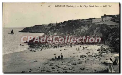 Tréboul (Finistère) — A Praia de Saint-Jean — ND Phot.