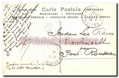 Landerneau — Uitzicht op het Haven en het Kanaal van Carnonaille — ND Phot — Achterkant