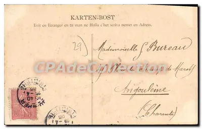 Quimper - Quai du Steir — Colección A. Archyret, número 46 — Reverso