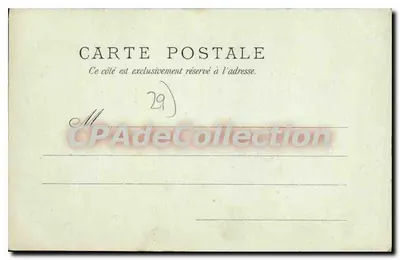 Douarnenez — Port Rhue i Wyspa Tristan — Kolekcja VILLARD, Quimper, nr 110 — Rewers