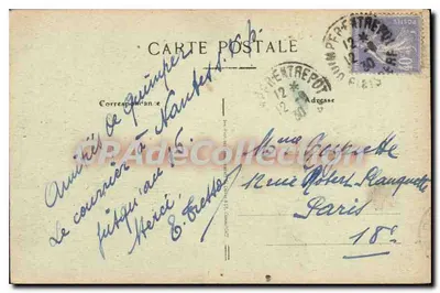 Het Kruisweg van Quillinen — Weg van Quimper naar Châteaulin — CPAdeCollection — Achterkant