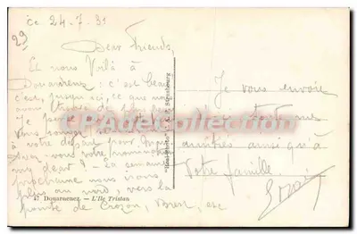 Ilha Tristan — Douarnenez — editor C.A.P. n°47 — Verso