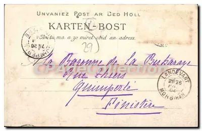 Zamek w Maillet, okolice Plouescat — nr 924 — wydawca nieznany — Rewers