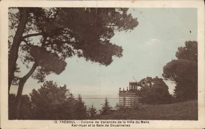 Tréboul — Colônia de Férias da Cidade de Le Mans, Ker-Huel e a Baía de Douarnenez