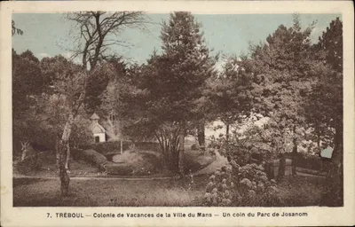 Tréboul — Colônia de Férias da Cidade de Le Mans — Um canto do Parque de Josanom