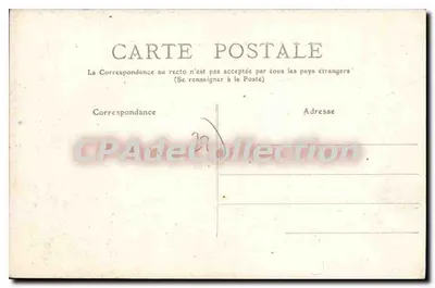 Audierne — skały przy przypływie — Finistère — 1062 — Rewers
