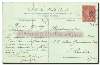 Brest — Widok z Glacis w kierunku Rue de Paris — LL — Rewers