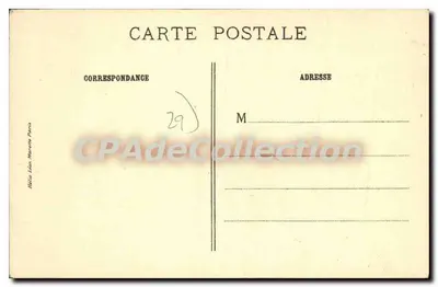 Mercado em Douarnenez — por Jean Arnavivelle — editor Museu de Rouen — Verso