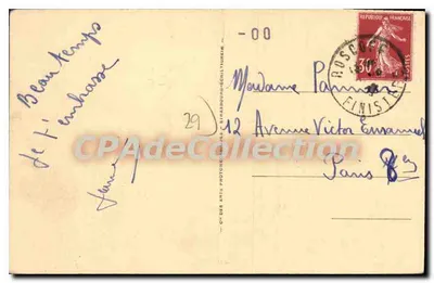 Roscoff — Een hoek van het Haven — Antieke ansichtkaart van Collection n°90 — Achterkant