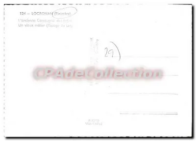 洛克朗（菲尼斯泰尔）—— 旧东印度公司 —— 亚麻织布 — 背面