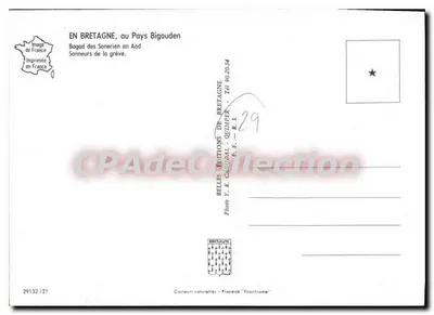 Muzykanci z plaży — Bretania, Pays Bigouden — Belles Éditions de Bretagne — Rewers