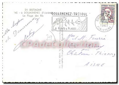 A Praia dos Ris — Douarnenez-Tréboul — Ed. d'Art RÉMA 16 — Verso