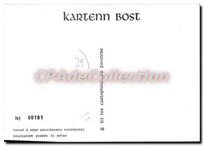 Landivisiau — Finistère — editor Pierre Le Bihan, n° 00181 — Verso