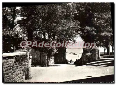 Beg-Meil (Finistère) — Descida para a Cala e entrada do Grande Hotel — Edições de Arte Beg-Meil