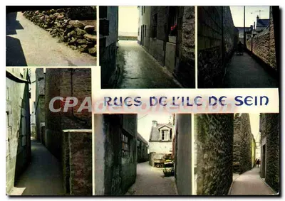 Ruas da ilha de Sein — Edições de Arte Jos. Le Dantec, proibida