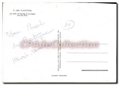 Lanveoc — widok panoramiczny — Wydawnictwo Sztuki JOB, Le Doart (39) — Rewers