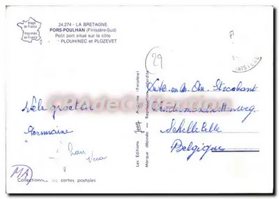 Pors e Poulhan — Finistère — Edições Jean — Verso