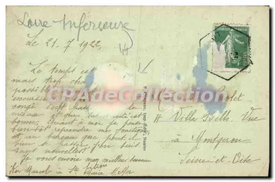 Sainte-Marie-sur-Mer (Loire-Inf.) — Wieża Bani i Chalety Wielkich Dolin — 5e millé — Rewers