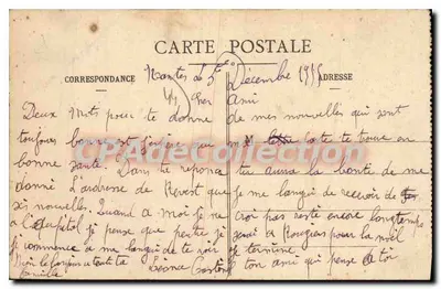 NANTES - Le Torri Lefèvre-Utile — Collezione F. Chapeau, Nantes, n° 583 — Verso