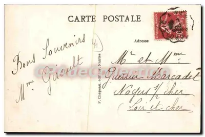 Le Pouliguen (Loire-Inf.) — Le Port — Quai Jules-Sandeau — F. Chapeau, editore — Verso
