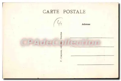 Paludier do Bourg de Batz (Loire-Inf), em traje de domingo — cerca de 1840 — F. Chapeau, editor Nantes, n° 101 — Verso