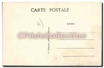 La Bernerie (Loire-Inf.) — Vista da Praia com Maré Alta — As Tendas — Verso