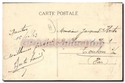NANTES - Cours Cambronne — Collectie F. Chapeau, 9e mille — Achterkant