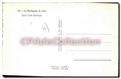 Le Pouliguen (L.-Inf.) — Quai Jules Sandeau — Edições Caby — Verso