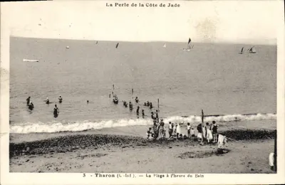 Tharon (L.-Inf.) — A Praia na Hora do Banho — Edição Océan, Gisettes Modernes