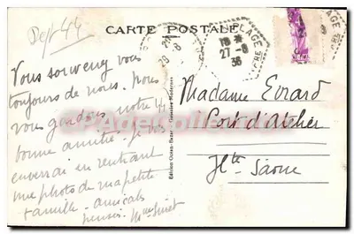 Tharon (L.-Inf.) — A Praia na Hora do Banho — Edição Océan, Gisettes Modernes — Verso