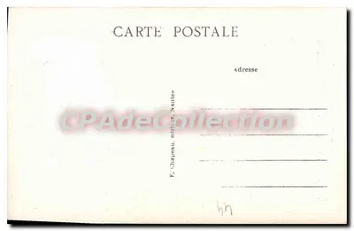 アンティーク絵葉書 Nantes pittoresque et Curieux ブレタニ公爵の城 大広間 フェル・タワーの1階 — 裏面